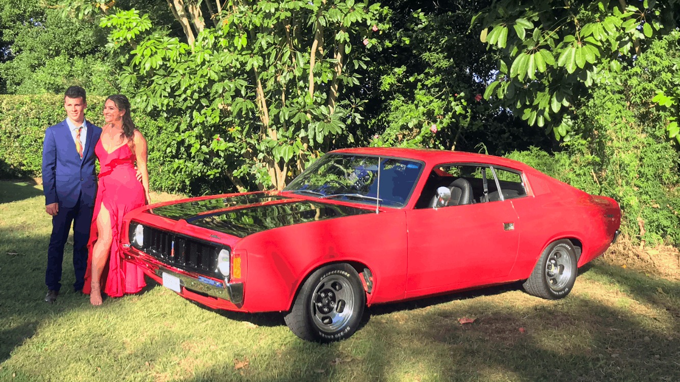 Valiant Charger school formal hire